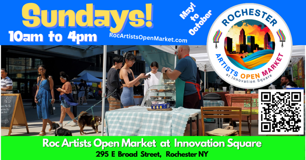 roc artist open market at innovation square | Black owned in rochester, ny