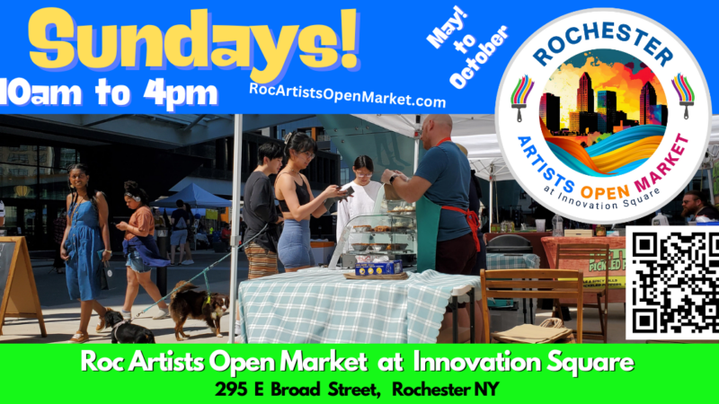 roc artist open market at innovation square | Black owned in rochester, ny