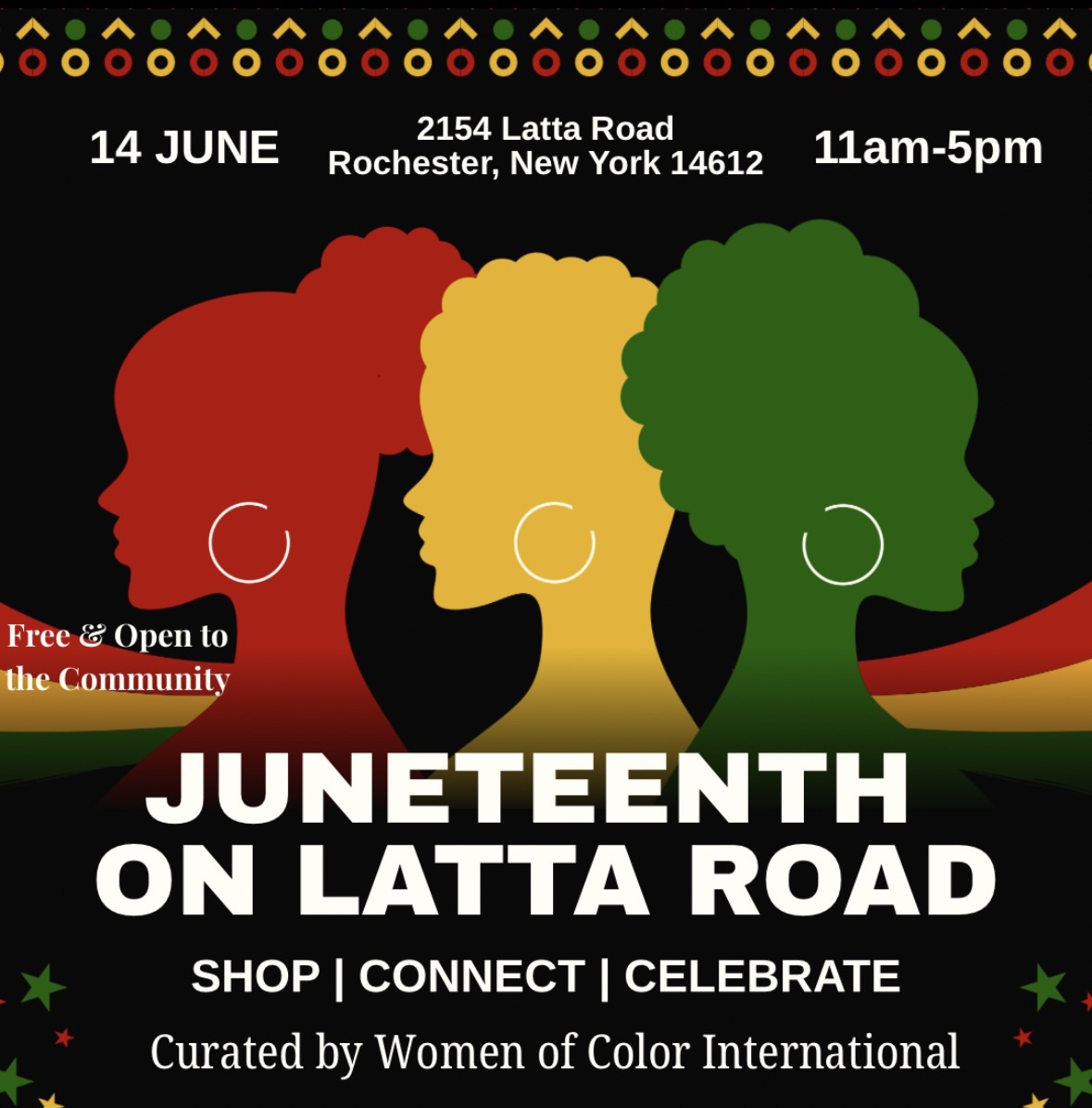 Juneteeth Festival on Latta Rd Hosted by Women of Color International | Black Owned in Rochester