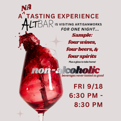 ALTBar nonalcoholic tasting event